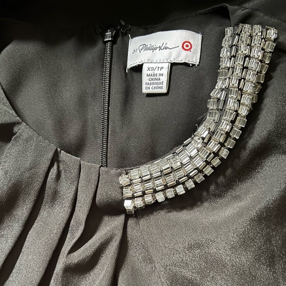Target Black Jeweled Shift Dress LBD 3.1 PHILLIP LIM - Picture 3 of 3